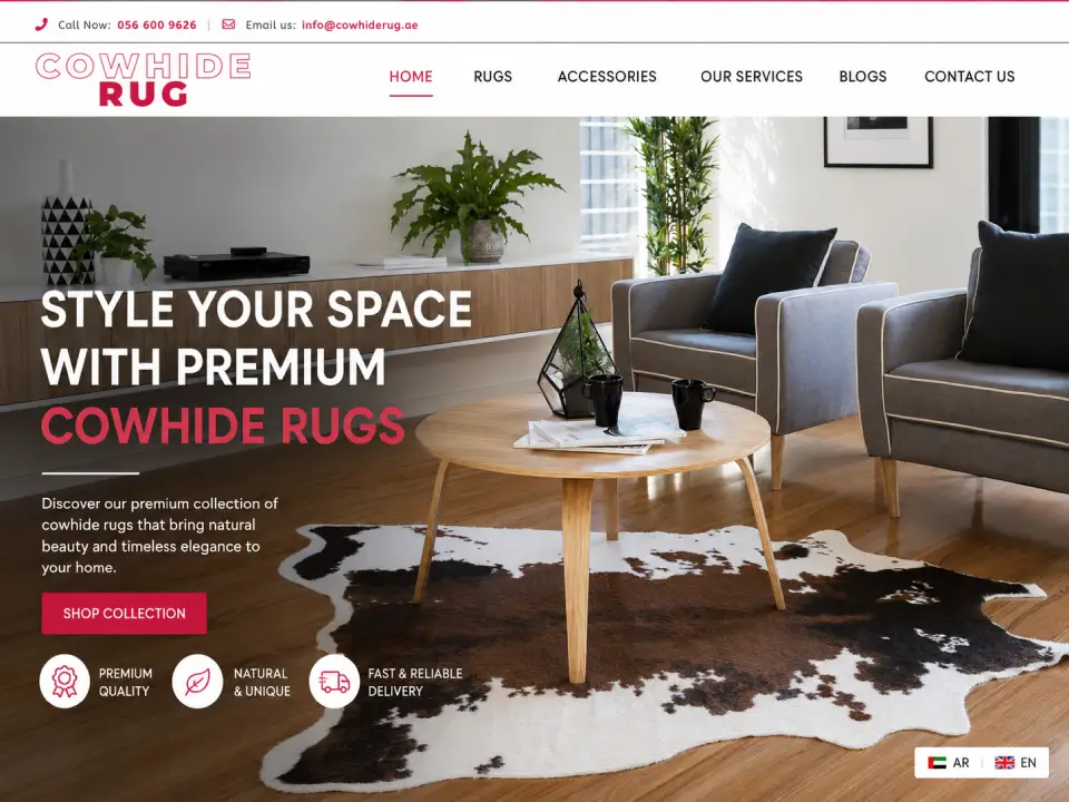cowhiderug